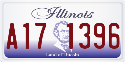 IL license plate A171396