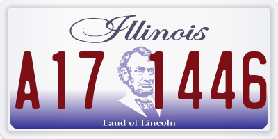 IL license plate A171446