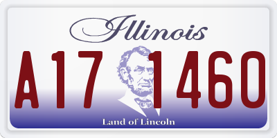 IL license plate A171460