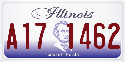 IL license plate A171462