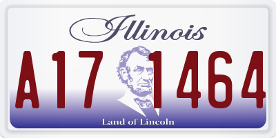 IL license plate A171464