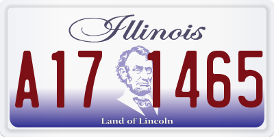 IL license plate A171465