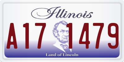 IL license plate A171479