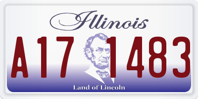 IL license plate A171483