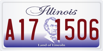 IL license plate A171506