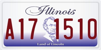 IL license plate A171510