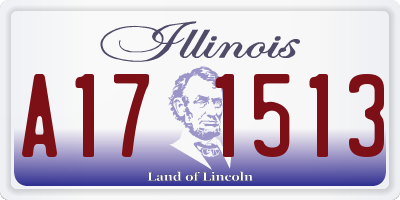 IL license plate A171513