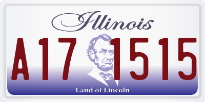 IL license plate A171515