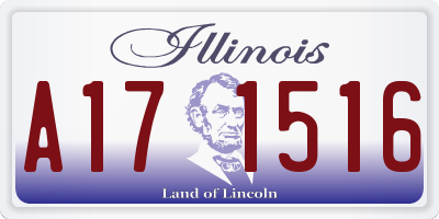 IL license plate A171516