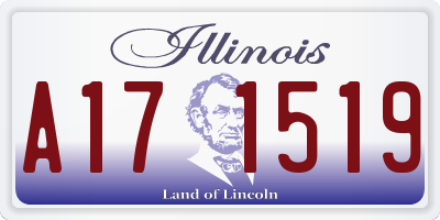 IL license plate A171519
