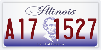 IL license plate A171527