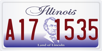 IL license plate A171535