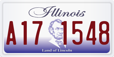 IL license plate A171548