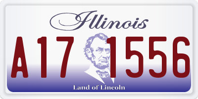 IL license plate A171556