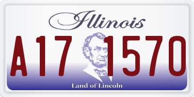 IL license plate A171570