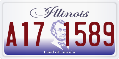 IL license plate A171589