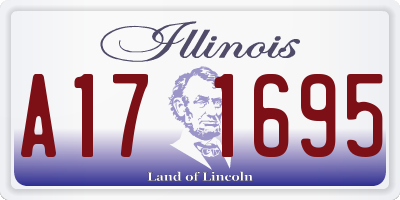 IL license plate A171695