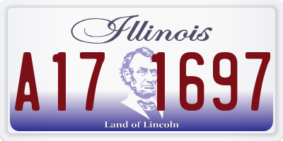 IL license plate A171697