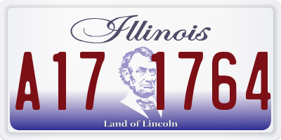 IL license plate A171764