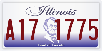 IL license plate A171775