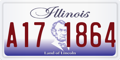 IL license plate A171864