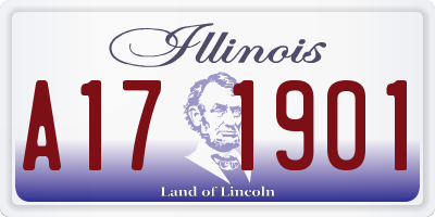 IL license plate A171901