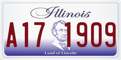 IL license plate A171909