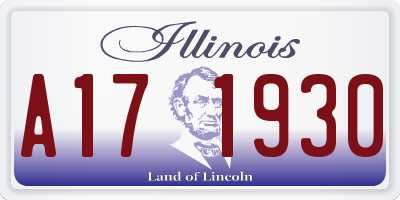 IL license plate A171930