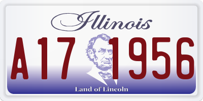 IL license plate A171956