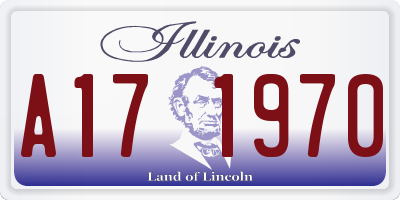 IL license plate A171970
