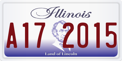 IL license plate A172015
