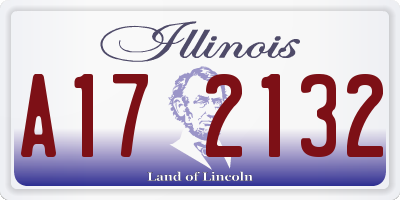IL license plate A172132