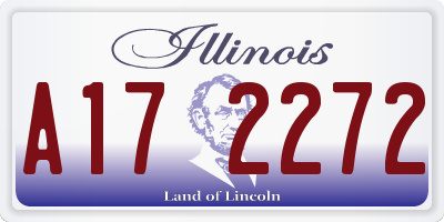 IL license plate A172272