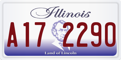 IL license plate A172290