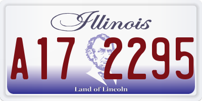 IL license plate A172295