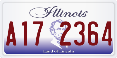 IL license plate A172364