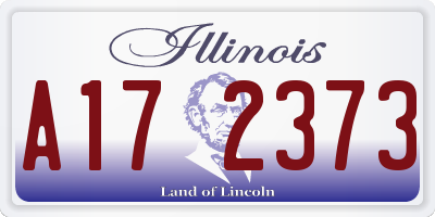 IL license plate A172373