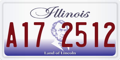IL license plate A172512