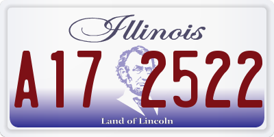 IL license plate A172522