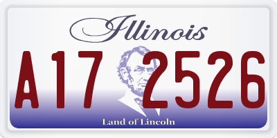 IL license plate A172526
