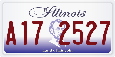 IL license plate A172527