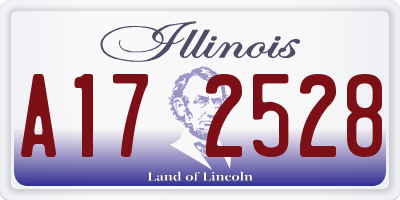 IL license plate A172528