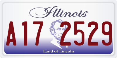 IL license plate A172529