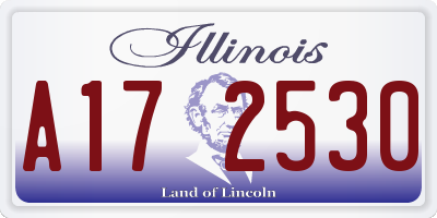 IL license plate A172530