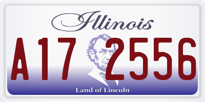 IL license plate A172556