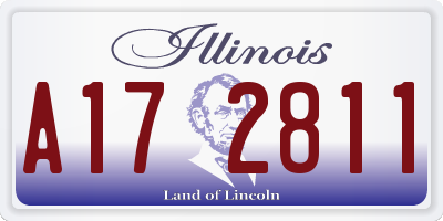 IL license plate A172811