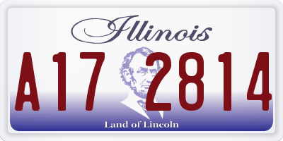 IL license plate A172814
