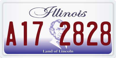 IL license plate A172828