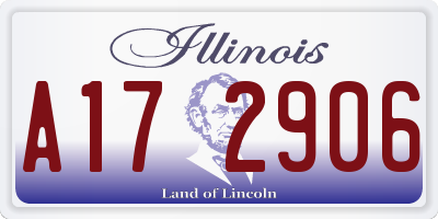 IL license plate A172906