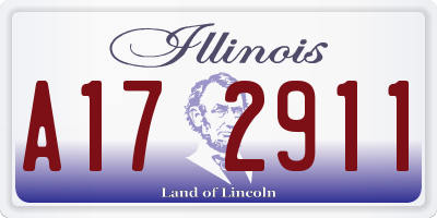 IL license plate A172911